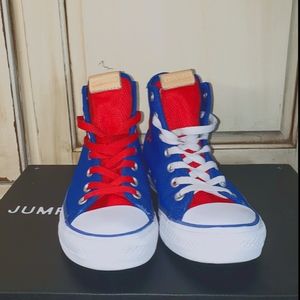 Converse Unisex Chuck Taylor Hi Blue/Red/White